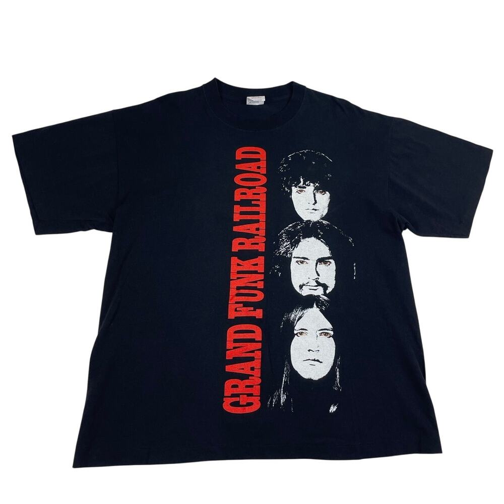 Vintage Grand Funk Railroad Flint Michigan American Rock Band Shirt Size XL